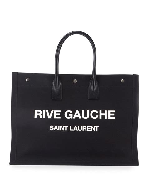 ysl bag cab riv|Saint Laurent Rive Gauche Cabas Tote Bag in Canvas.